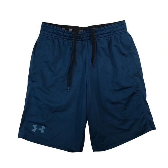 SH372 Mens UNDER ARMOUR FITTED Heat Gear Athletic Gym Shorts S - Picture 1 of 6